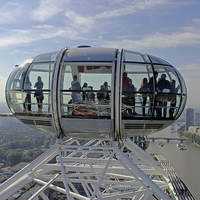 Buy canvas prints of  London Eye Pod by Tony Murtagh