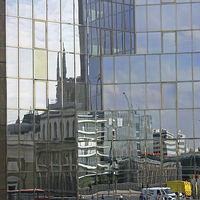 Buy canvas prints of London Reflections  by Tony Murtagh