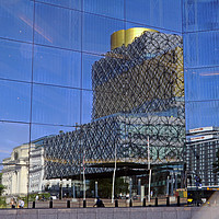 Buy canvas prints of Reflections from Birmingham Symphony Hall by Tony Murtagh