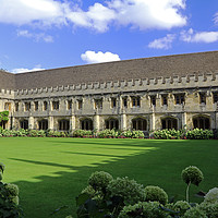 Buy canvas prints of Magdalen College Cloisters by Tony Murtagh