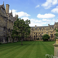 Buy canvas prints of Merton College Gardens. by Tony Murtagh