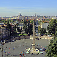 Buy canvas prints of Piazza del Popolo  by Tony Murtagh