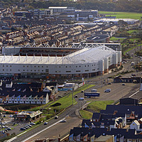 Buy canvas prints of Bloomfield Road Stadium. by Tony Murtagh