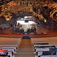 Buy canvas prints of Auditorium in Jameos Del Agua  by Tony Murtagh