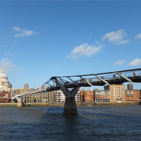 Buy canvas prints of St Pauls Across The River by Westley Grant