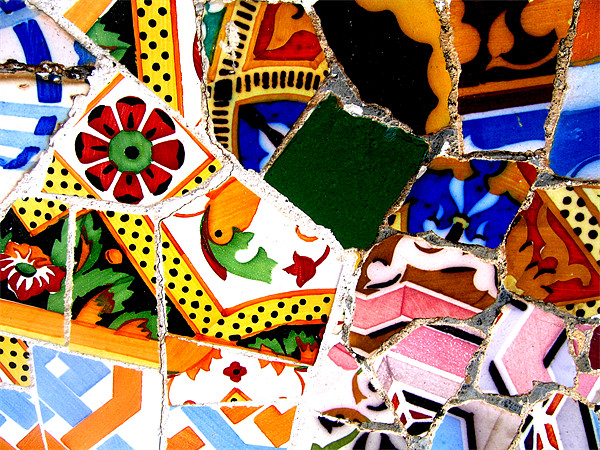 Gaudi Tile Picture Board by Westley Grant