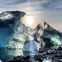 Buy canvas prints of Ice Wave by Westley Grant