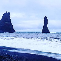 Buy canvas prints of Two Peaks Iceland by Westley Grant