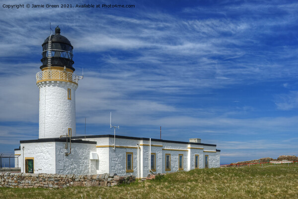Cape Wrath Lighthouse Picture Board by Jamie Green