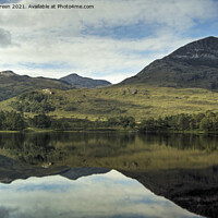 Buy canvas prints of Loch Clair by Jamie Green
