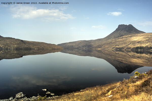 Loch Lurgainn and Stac Pollaidh Picture Board by Jamie Green