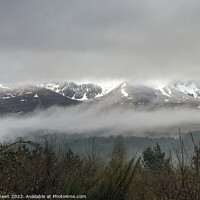 Buy canvas prints of The Misty Mountains by Jamie Green