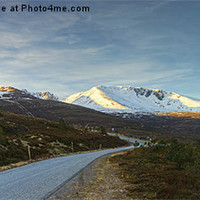 Buy canvas prints of The Road To Cairngorm by Jamie Green