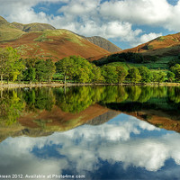 Buy canvas prints of Buttermere In October by Jamie Green