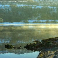 Buy canvas prints of A Cold Day On Coniston by Jamie Green