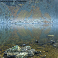 Buy canvas prints of Wastwater- Screes And Rocks by Jamie Green