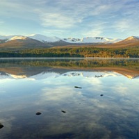 Buy canvas prints of Loch Morlich by Jamie Green