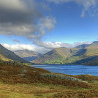 Buy canvas prints of Wastwater Panorama by Jamie Green