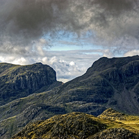 Buy canvas prints of Scafell and Scafell Pike by Jamie Green