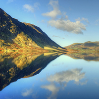Buy canvas prints of Crummock Water, Cumbria by Jamie Green