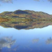 Buy canvas prints of Crummock Water and Loweswater Fell by Jamie Green