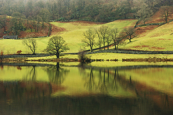 Rydal Water Picture Board by Jamie Green