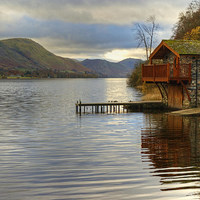 Buy canvas prints of The Boathouse by Jamie Green