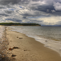 Buy canvas prints of The Moray Firth At Findhorn by Jamie Green