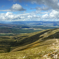 Buy canvas prints of A Scottish Panorama by Jamie Green