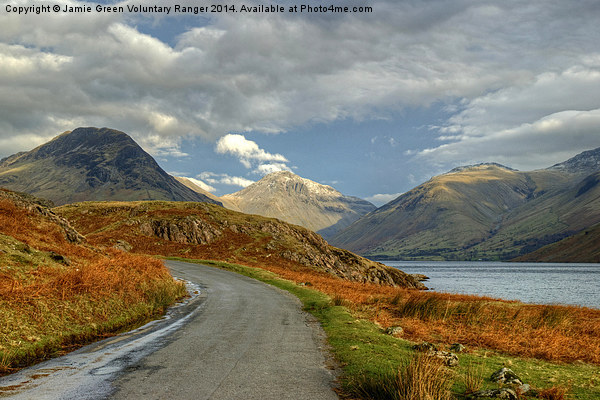 The Wasdale Road Picture Board by Jamie Green