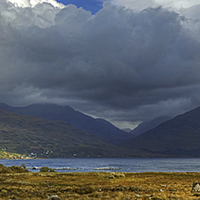 Buy canvas prints of Clouds Over Torridon by Jamie Green