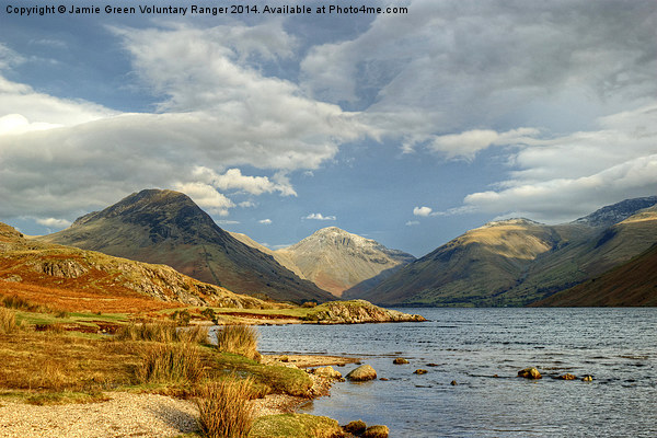 Wastwater In January Picture Board by Jamie Green