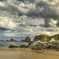 Buy canvas prints of A Scottish Beach by Jamie Green