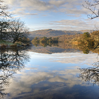 Buy canvas prints of Rydal Water Reflections by Jamie Green