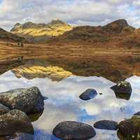 Buy canvas prints of Blea Tarn, The Lake District by Jamie Green