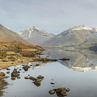 Buy canvas prints of  Wastwater Shoreline by Jamie Green
