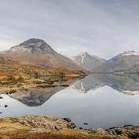 Buy canvas prints of  Wastwater Reflections by Jamie Green