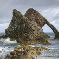 Buy canvas prints of  Bow Fiddle Rock by Jamie Green