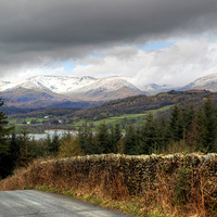 Buy canvas prints of  The Road to The Fells by Jamie Green