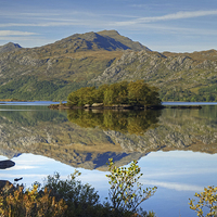 Buy canvas prints of  Loch Maree Reflections by Jamie Green