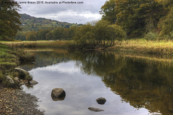  River Brathay Picture Board by Jamie Green