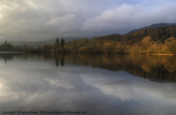 Coniston Water Picture Board by Jamie Green