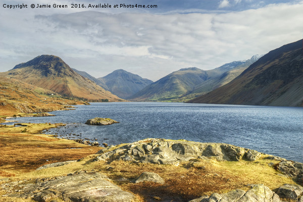 Wastwater, Lake District Picture Board by Jamie Green
