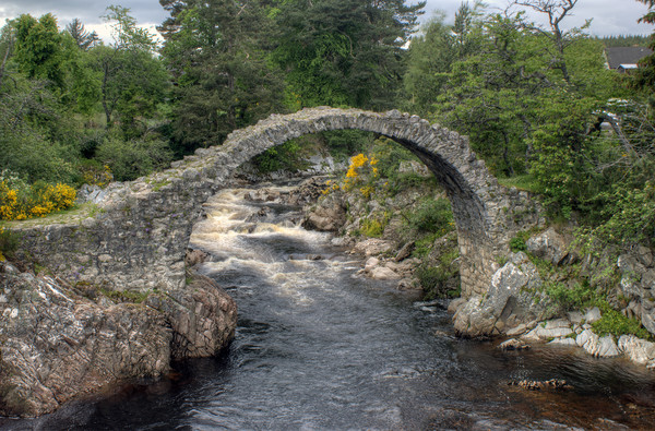 The Packhorse Bridge Picture Board by Jamie Green