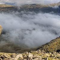 Buy canvas prints of Esk Pike To The Langdales by Jamie Green