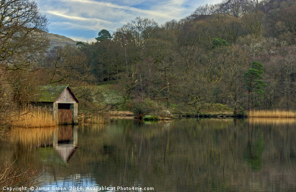 Rydal Boathouse Picture Board by Jamie Green