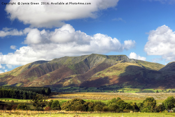 Blencathra Picture Board by Jamie Green