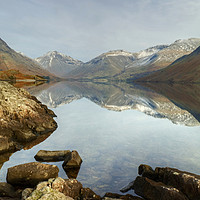 Buy canvas prints of Wastwater Reflections by Jamie Green