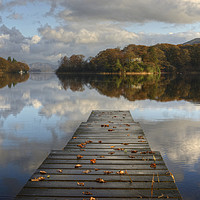 Buy canvas prints of Jetty in Autumn by Jamie Green