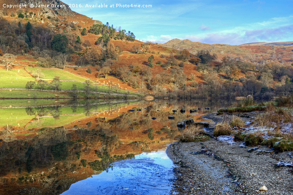 Autumn at Rydal Picture Board by Jamie Green